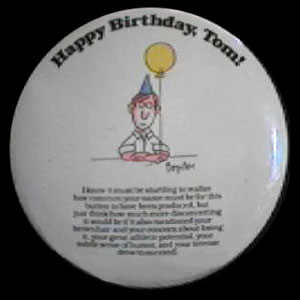 Happy Birthday, Tom!