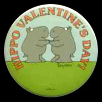 Hippo Valentine's Day