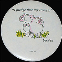 I Pledge Thee My Trough